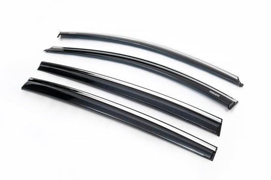 Chromium HB deflectors (4 pieces, Niken) for Renault Megane III 2009-2016 - Reelken Auto