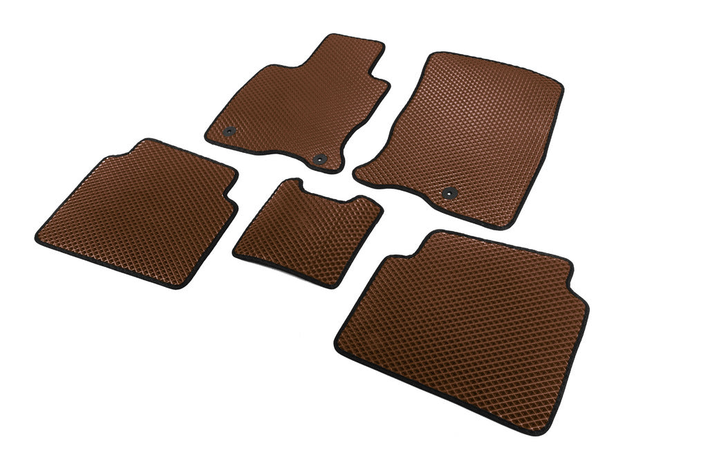 EVA Floor Mats (Hybrid, Brown) for Ford Kuga/Escape 2019- - image 5