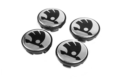 Wheel center caps 65/56mm sk6556 (4 pcs) for Skoda - image 1