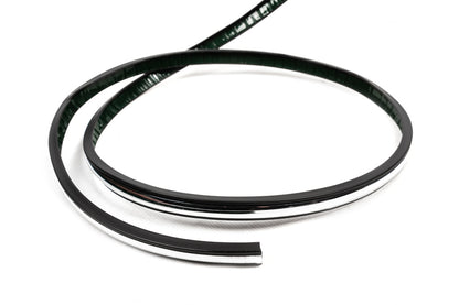 Black door molding with chrome strip by the meter sal32 (1 meter, 13.5 mm) - image 1
