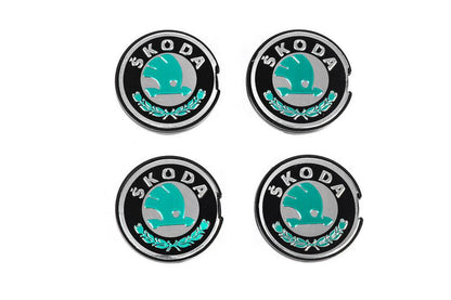 Wheel caps 56/51mm sk5651 (4 pcs.) for Skoda - Reelken Auto