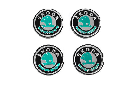 Wheel caps 56/51mm sk5651 (4 pcs.) for Skoda - Reelken Auto