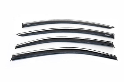 Window vents with chrome (4 PCs, Niken) for Toyota Corolla 2019↗︎ - Reelken Auto