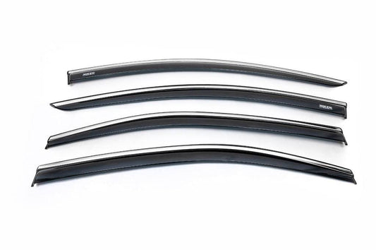 Window vents with chrome (4 PCs, Niken) for Toyota Corolla 2019↗︎ - Reelken Auto