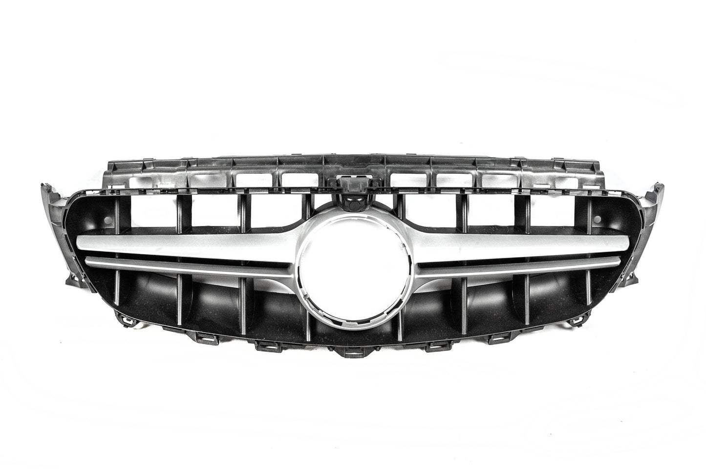 Front Grille in E63 AMG Silver Design (for Avantgarde/AMG-Line/E43 AMG/E53 AMG 2016-2019) for Mercedes E-сlass W213 2016-2023 - image 1