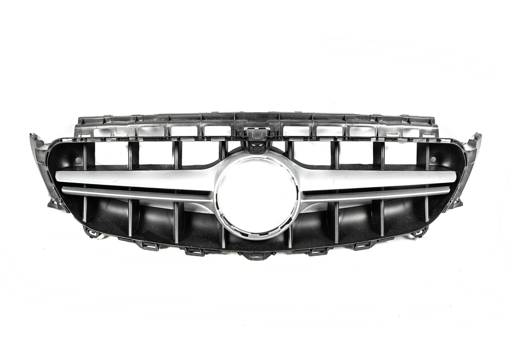 Front Grille in E63 AMG Silver Design (for Avantgarde/AMG-Line/E43 AMG/E53 AMG 2016-2019) for Mercedes E-сlass W213 2016-2023 - image 1