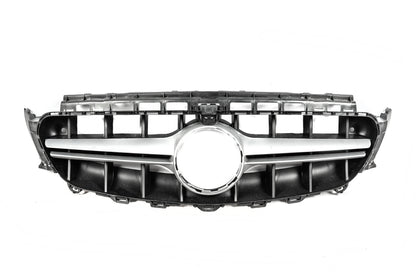 Front Grille in E63 AMG Silver Design (for Avantgarde/AMG-Line/E43 AMG/E53 AMG 2016-2019) for Mercedes E-сlass W213 2016-2023 - image 1