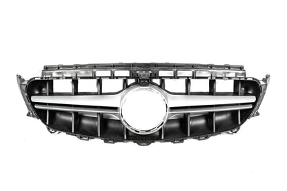 Front Grille in E63 AMG Design Silver (for Avantgarde/AMG-Line/E43/E53 2016-2020) for Mercedes E-class coupe C238 2016-2024 - image 1