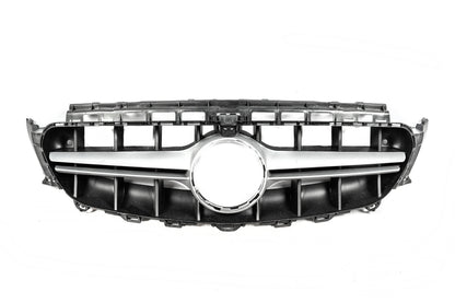 Front Grille in E63 AMG Silver Design (for Avantgarde/AMG-Line/E43 AMG/E53 AMG 2016-2019) for Mercedes E-сlass W213 2016-2023 - image 1