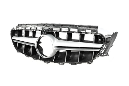 Front Grille in E63 AMG Silver Design (for Avantgarde/AMG-Line/E43 AMG/E53 AMG 2016-2019) for Mercedes E-сlass W213 2016-2023 - image 2