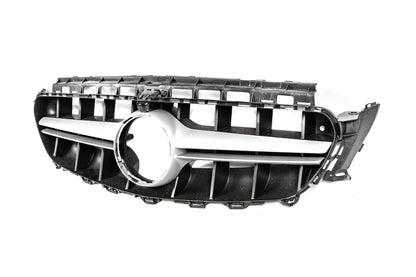 Front Grille in E63 AMG Silver Design (for Avantgarde/AMG-Line/E43 AMG/E53 AMG 2016-2019) for Mercedes E-сlass W213 2016-2023 - image 2