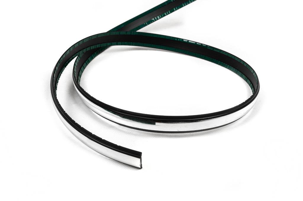 Black molding with chrome strip per meter sal35 (1 meter, 26 mm) - Reelken Auto