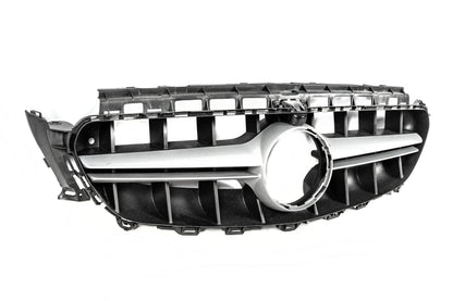 Front Grille in E63 AMG Silver Design (for Avantgarde/AMG-Line/E43 AMG/E53 AMG 2016-2019) for Mercedes E-сlass W213 2016-2023 - image 3