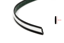 Black door molding with chrome strip by the meter sal13 (1 meter, 16.5 mm) - image 2