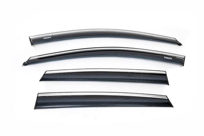 Window vents with chrome HB (4 PCs, Niken) for Volkswagen Polo 2010-2017 - Reelken Auto