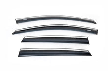 Window Deflectors with Chrome Trim HB (4 pcs, Niken) for Volkswagen Polo 2010-2017 - image 2