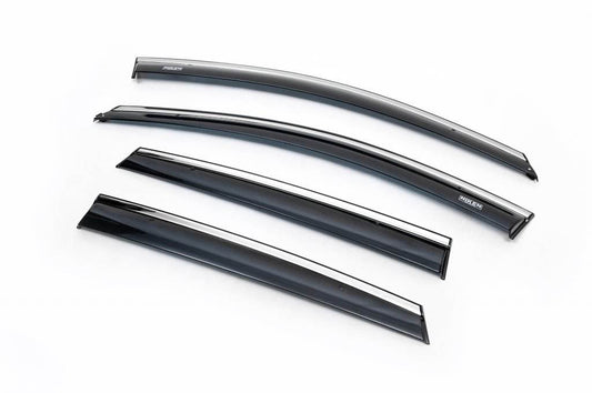 Window vents with chrome HB (4 PCs, Niken) for Volkswagen Polo 2010-2017 - Reelken Auto