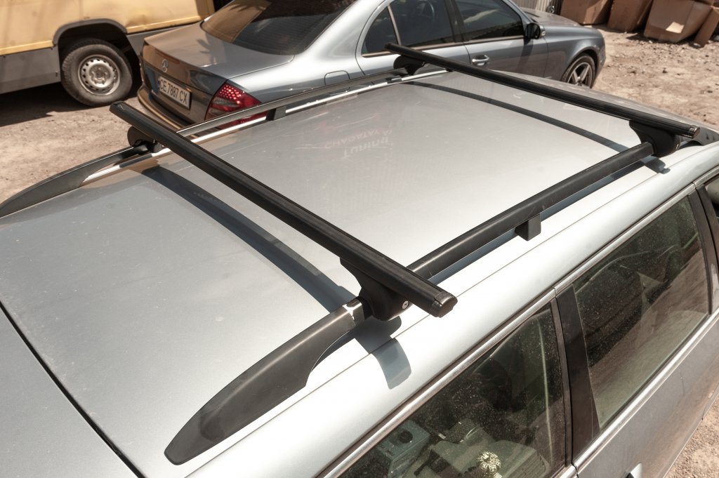 Lockable cross bars for standard roof rails Bold Bar V1 (2 pcs) for Kia Clarus 1996-2001 - image 16