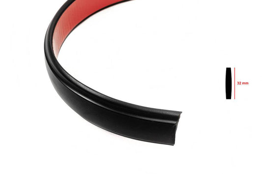 Black molding per meter sal26 (1 meter, 32 mm) - Reelken Auto