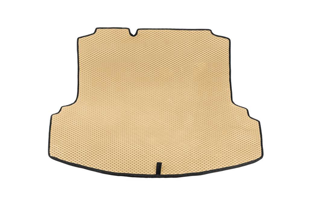 Trunk mat (EVA, beige) for Volkswagen Jetta 2011-2018 - Reelken Auto