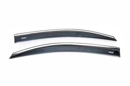Visor chrome (2 PCs, Niken) for Volkswagen Caddy 2010-2015 - Reelken Auto