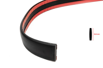 Black door molding by the meter sal119 (1 meter, 32.5 mm) - image 2