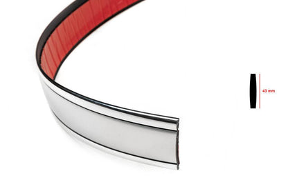 Chrome molding per meter sal100 (1 meter, 43 mm) - Reelken Auto