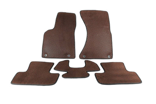 EVA mats (brown) for Audi Q5 2008-2017 - Reelken Auto