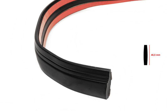Black molding per meter sal53 (1 meter, 46.5 mm) - Reelken Auto