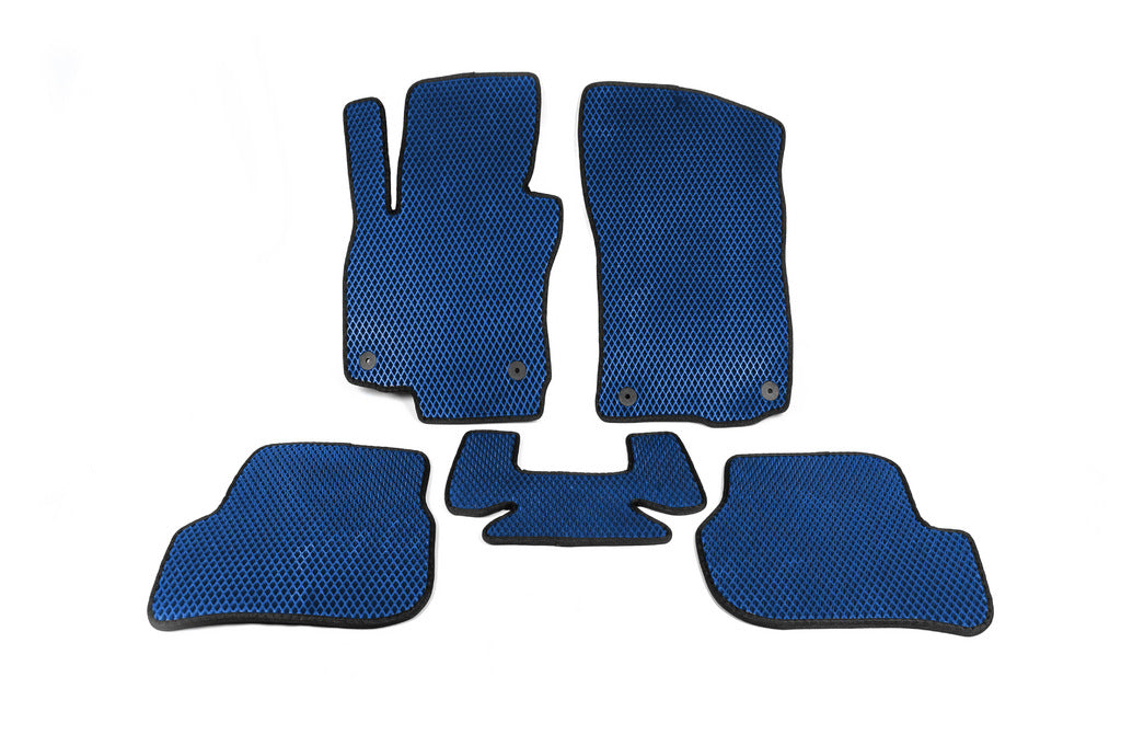 EVA Floor Mats (Blue) for Skoda Octavia II A5 2006-2010 - image 1