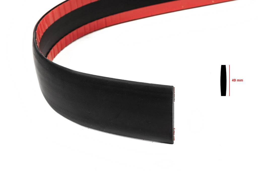 Black molding per meter sal125 (1 meter, 49 mm) - Reelken Auto