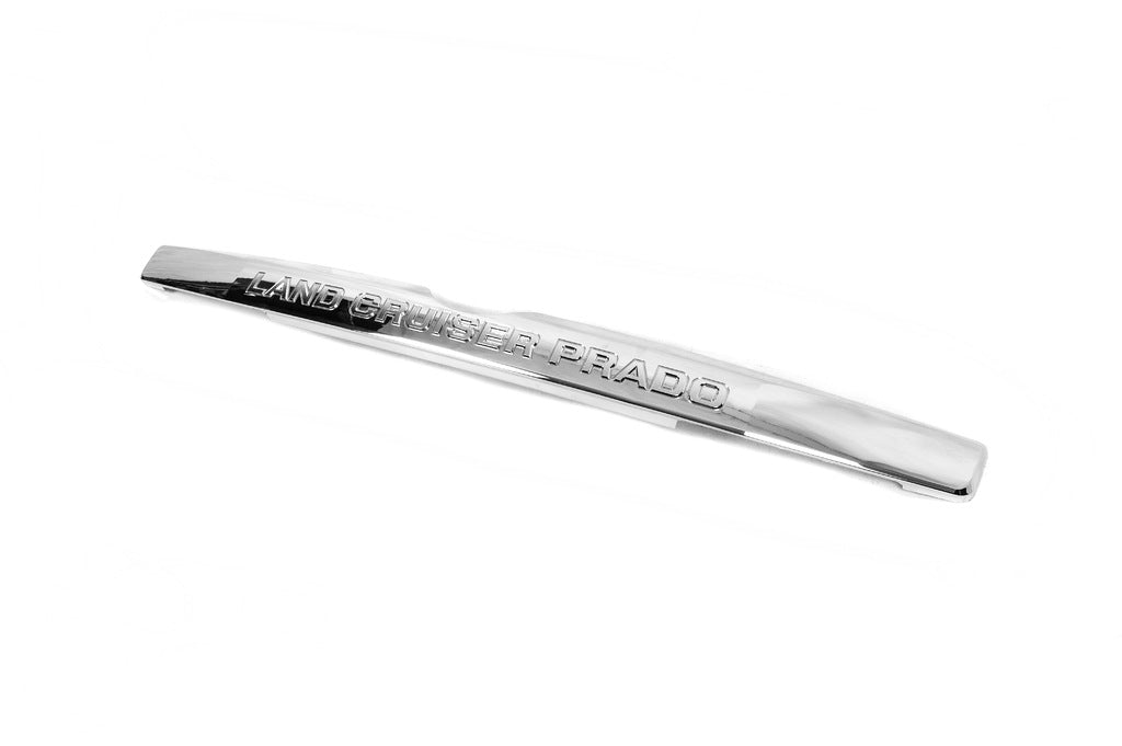 Chrome trim above license plate (2013-2018) for Toyota Land Cruiser Prado 150 2009-2023 - image 1