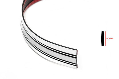 Chrome molding per meter sal94 (1 meter, 44.5 mm) - Reelken Auto