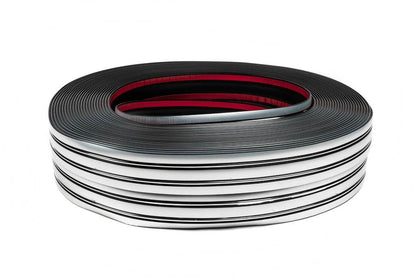 Chrome molding per meter sal93 (1 meter, 43 mm) - Reelken Auto