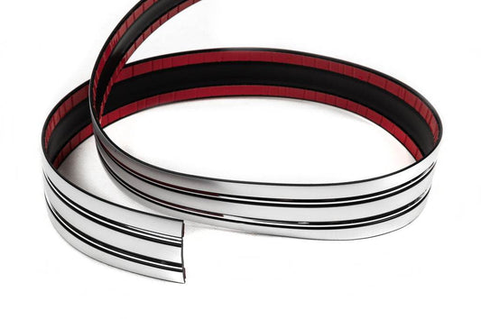 Chrome molding per meter sal93 (1 meter, 43 mm) - Reelken Auto