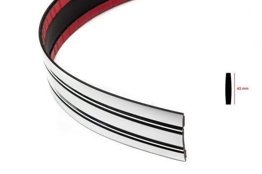 Chrome Trim by the Meter sal93 (1 Meter, 43 mm) - image 2