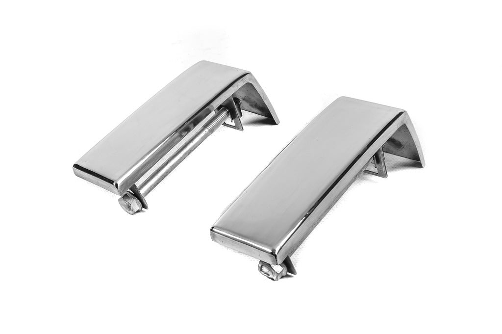 Stainless steel inserts in the bumper (2 pcs, AMG) for Mercedes G class W463 1990-2018 - image 5