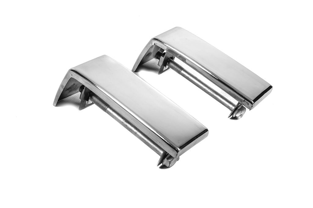 Stainless steel inserts in the bumper (2 pcs, AMG) for Mercedes G class W463 1990-2018 - image 6
