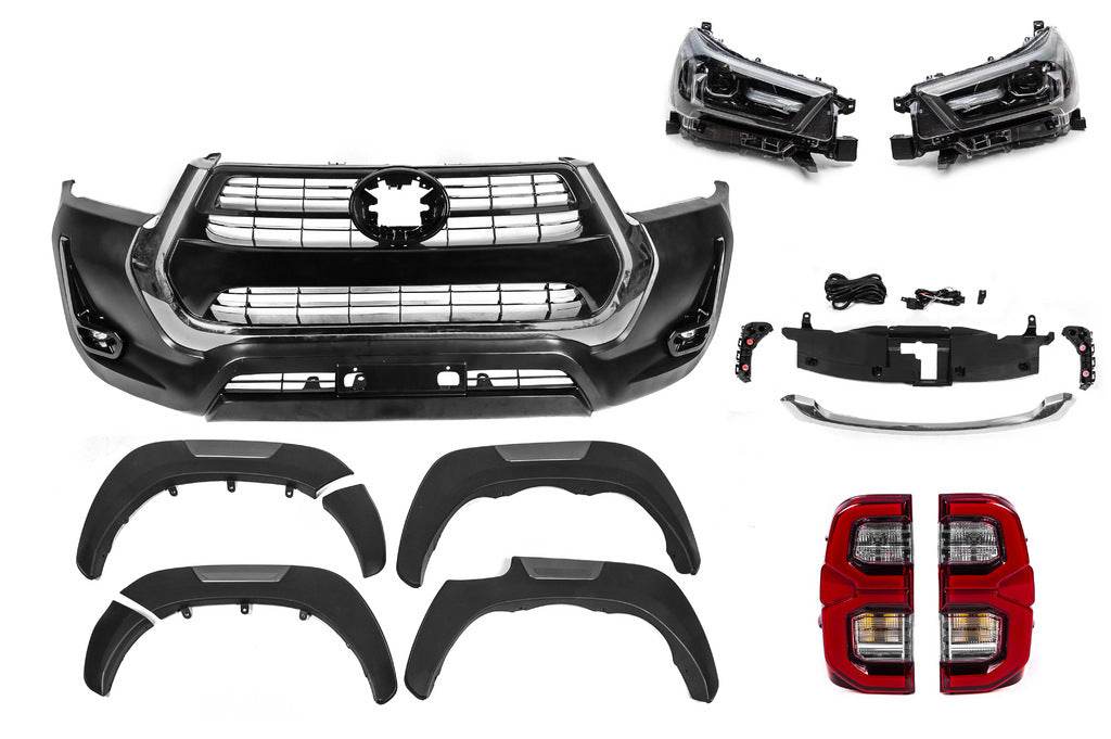 Restyling kit in 2022 (for 2015-2020) for Toyota Hilux 2015↗ - Reelken Auto