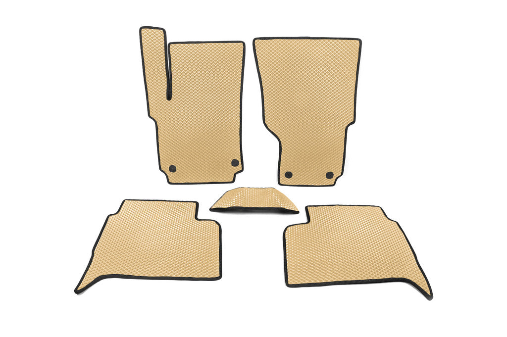 EVA Floor Mats (Beige) for Volkswagen Amarok 2010-2022 - image 1