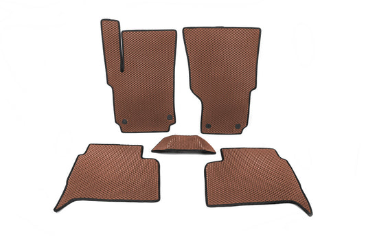 EVA Floor Mats (Brown) for Volkswagen Amarok 2010-2022 - image 1
