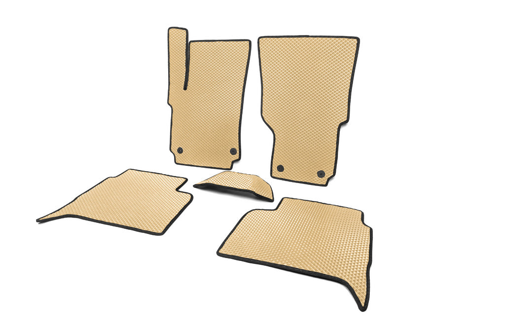 EVA Floor Mats (Beige) for Volkswagen Amarok 2010-2022 - image 2