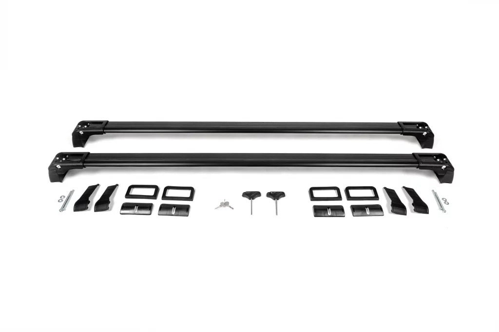Roof bars for original mounting points lockable (2 pcs) for Ford Courier 2014-2023 - image 10