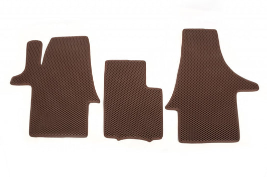 EVA Floor Mats (brick, front, for 1+1) for Volkswagen T5 2010-2015 - image 1