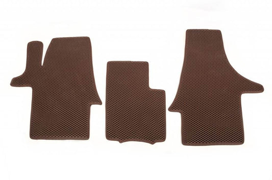 EVA mats (brick, front, for 1 + 1) for Volkswagen T5 Transporter 2003-2010 - Reelken Auto