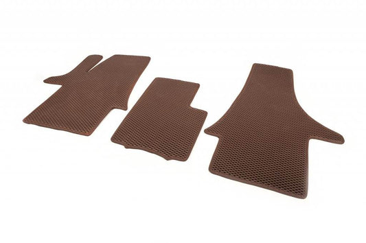 EVA mats (brick, front, for 1 + 1) for Volkswagen T5 Caravelle 2004-2010 - Reelken Auto