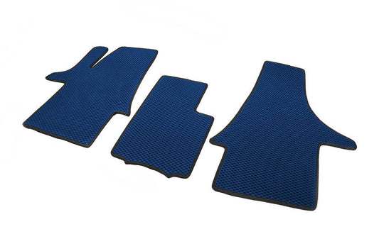 EVA floor mats (blue, front, for 1 + 1) for Volkswagen T5 Multivan 2003-2010 - Reelken Auto