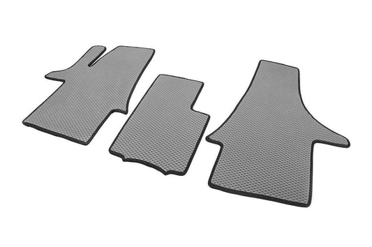 EVA floor mats (grey, front, for 1+1) for Volkswagen T5 Multivan 2003-2010 - Reelken Auto