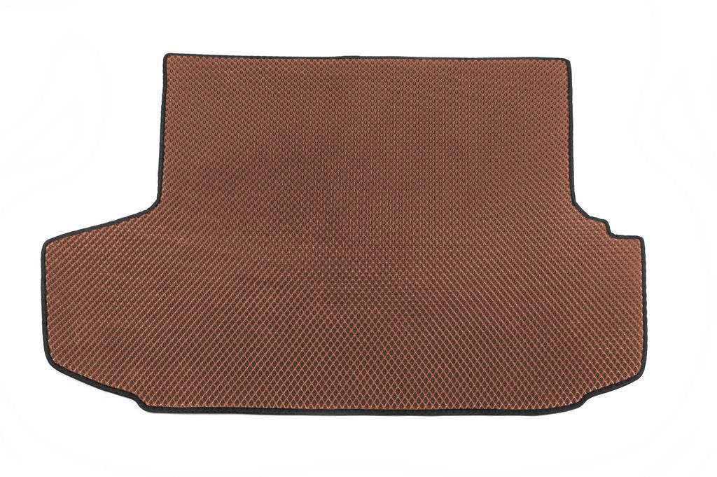 Trunk mat V-4 SW (EVA, Brown) for Skoda Octavia III A7 2013-2019 - Reelken Auto