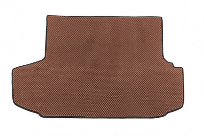 Trunk mat V-4 SW (EVA, Brown) for Skoda Octavia III A7 2013-2019 - Reelken Auto
